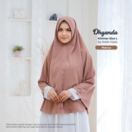 Arafa Hijab - Khimar DHYANDA L | Jilbab Instant Syari Pet Antem | Kerudung Langsung Bahan Wolfis Pre