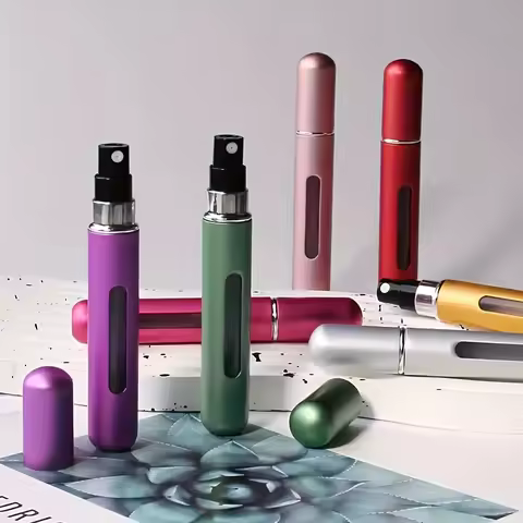 5Pcs Refillable Perfume Atomizer 8ml 5ml Mini Travel Perfume Bottle Portable Perfume Spray Bottles f