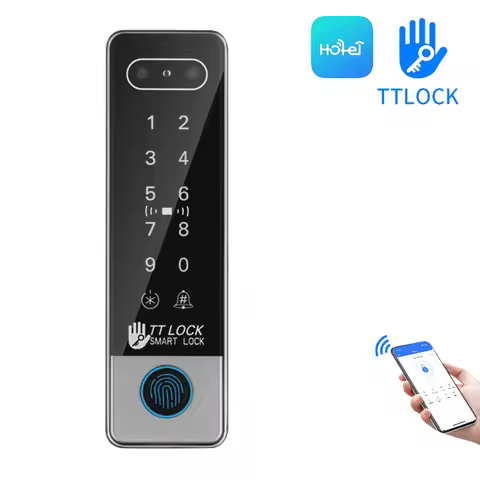 IP65 Waterproof TTLock TTHotel APP Smart 3D Face Recognization Access Controller Reader Support Fing