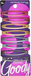 Goody Corporate Future Primal Stretch Oval Contour Clips, Large, 8 Count