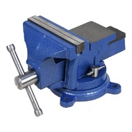 Ragum Meja 5 Inch 125mm Catok Paron Bench Vise Heavy Duty Swivel Base Putar 360 Derajat Alat Penjepi