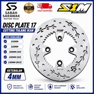DISC PLATE 17 CUTTING TULANG IKAN TEBAL 4MM 100% ORIGINAL BRAND S1M