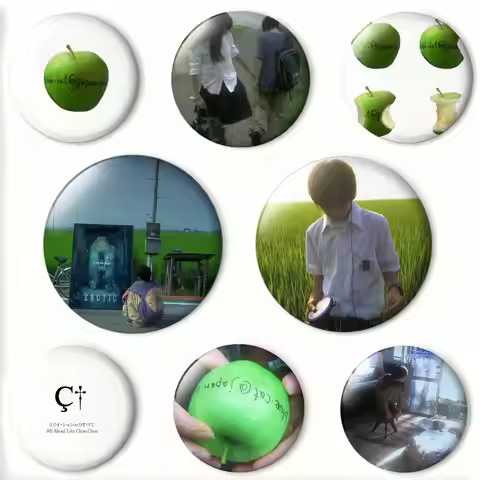 All About Lily Chou-Chou (11) Laser Badge Applicable For Backpack Clothes Hats Decor Creative Access
