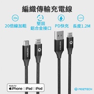 Moztech MOZTECH Braided Transmission Charging Cable Apple Charging Cable Type-c Transmission Cable Durable Cable Anti @-