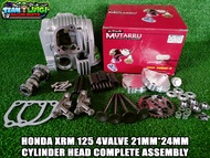 MUTARRU HONDA XRM 125 4VALVE 21MM*24MM CYLINDER HEAD ASSEMBLY