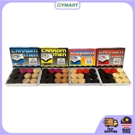 Carrom Men Wood 24pcs Omiya  | Buah Carrom Wood | Carrom accessories Omiya