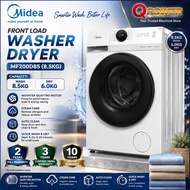 Midea Washer Dryer MF200D85B Combo 2 in 1 Washer (8.5kg) & Dryer (6kg) Front Loading Washing Machine