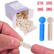 50X Sterile 21G 23G 26G 28G Disposable Needles Stick Use For Pen Sterile Lancets Use Blood Test Test