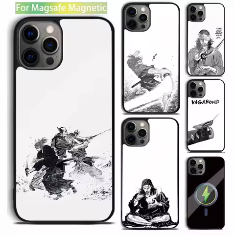 Vagabond Miyamoto Musashi Phone Case For iPhone 16,15,14,13,12,11,Plus,Pro,Max Mini Magsafe Magnetic