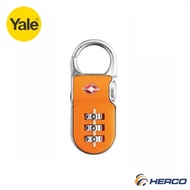 Yale YTP2/26/216/1O - TSA Clip on Combi Padlock Orange