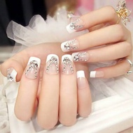 Fake nails fake nails 3d nails wedding nails 6
