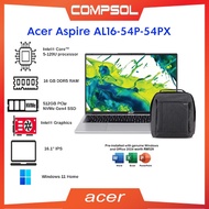 Acer Aspire Lite 16 AL16-54P-54PX 16.1" WUXGA Notebook (C5-120U, 16GB, 512GB SSD, Intel, W11, HS+M36