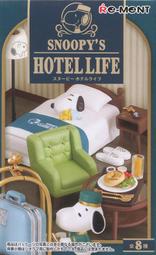 【萌品市集】盒玩 Re-ment SNOOPY’S HOTEL LIFE 史努比 飯店生活(1個)隨機出貨