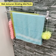 Wall Drying Rack Wall Rack - Bathroom / Towel / Clothes / Trousers Aluminum [75cm] Sturdy Good