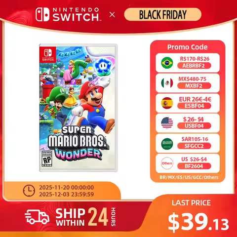 Super Mario Bros. Wonder - Nintendo Switch Game Physics Ink Cartridge Support TV Tabletop Palm Game 