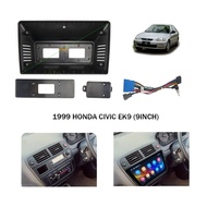 9 inch android frame HONDA CIVIC ferio EK9C EK9 1999 2000