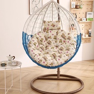 💘&amp;Hanging Basket Cushion Bird's Nest Cradle Chair Cushion Swing Glider Cushion Removable and Washable round Cane Chair C