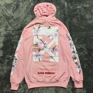 Hoodie Off White Cherry Blossom Premium