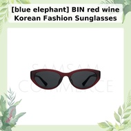 [blue elephant] BIN red wine Korean Fashion Sunglasses / Korean Fashion Sunglasses / Cat-Eye Frame b