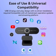 4K Webcam 1440P 2K Web 1080P EMEET C60E Autofocus USB Camera for Living/ Video Call/ Conference