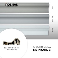 ROSHAN Wall Molding WPC Lis Profile B