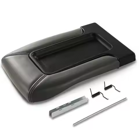 Center Console Armrest Repair Kit with Latch Fit for Chevy Silverado 1999-2007/Suburban Tahoe Sierra