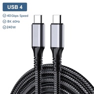 FREEL Shipping Thunderbolt 4 USB4 Cáp 1M Ultra HD 8K 60Hz 240W Sạc 40Gbps Truyền Dữ Liệu Tương Thích