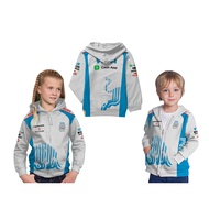 Children's Zipper Hoodie Jacket F1 VISA CASH APP RED BULL VCARB Racing Car Formula One Custom Full P