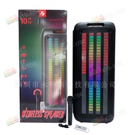 YQ25 KTSFactory Wholesale KTS-1756 Outdoor Portable Double10Inch Music Rhythm Colorful Light Bluetooth Speaker