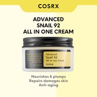 COSRX Advanced Snail 92 All in one Cream 100ml Snail Secretion Filtrate 92% Anti-aging moisturizer