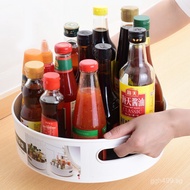 Multifunctional Storage Box Organizer Kitchen Shelf Space-Saving Spice Rack Spice Condiment Rotating