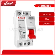 HIMEL ELCB 2P 63A 100MA(HDB6VR263YC)
