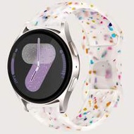 20mm Breathable Soft Silicone Sports Watch Band Compatible With Samsung Galaxy Watch 7 6 5 4 40mm 44