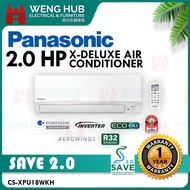 【PWP INSTALLATION】Panasonic Inverter Aircond With Ionizer 2.0HP CS-XPU18WKH 【KL/SELANGOR/N.SEMBILAN -FREE DELIV