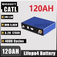 New BYD 120AH Lifepo4 Battery 3.2V CATL Lithium Ion Battery Rechargeable Solar Battery Pack With Scr