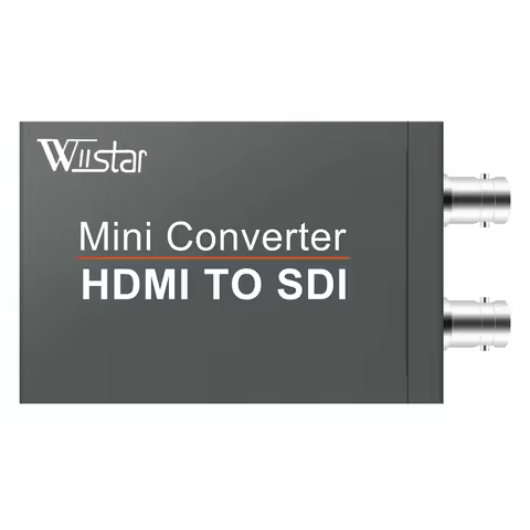 HDMI to Dual 3G-SDI Converter Dual Output 1080p Support for Broadcast Studio Camera Live Streaming V