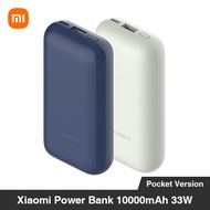 ALI🌹Xiaomi Power Bank 10000mAh PB1022ZM 33W Pocket Version Pro Mini Powerbank 10000 External Battery Poverbank for Ninte