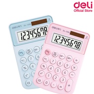 Deli เครื่องคิดเลขพกพาแฟนซี 8 หลัก Calculator 8 Digits 1209A เครื่องคิดเลข อุปกรณ์คิดเงิน อุปกรณ์สำนักงาน อุปกรณ์ออฟฟิศ เครื่องใช้สำนักงาน เครื่องใช้ออฟฟิศ