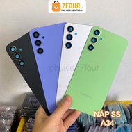 Samsung A34 5G back cover with camera glass, glue included - 7Four