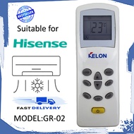 BEST QUALITY HISENSE Aircond Remote Control For Aircond HISENSE GR-02