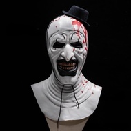 Terrifier Costume Art The Clown Cosplay Outfits The Killer Clown Jumpsuit Bodysuit Headgear For Hall
