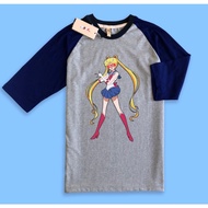 EH931 Kaos RaglanWaifu Usagi Sailor Moon