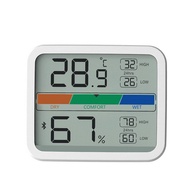 【SALE】 tpcnmw Youpin LCD Digital Thermometer 2 Hygrometer เครื่องวัดอุณหภูมิความชื้นในร่มพร้อมแม่เหล็ก,Min/max Records สำหรับห้องควบคุมสภาพอากาศ
