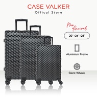 Case Valker LUXT PC Aluminum Frame Hard Case Luggage Bag Suitcase (20" + 24" + 28") Beg Bagasi