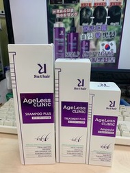 [現貨]韓國t RU:T HAIR AgeLess Clinic Se 防脫黑髮皇套裝#洗頭水 370ml#精華 100ml#護髮素 210ml