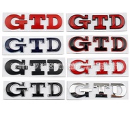 Suitable for Volkswagen POLO Golf 6 7th Generation GTD Performance Car Logo Unique Trunk Metal GTD C