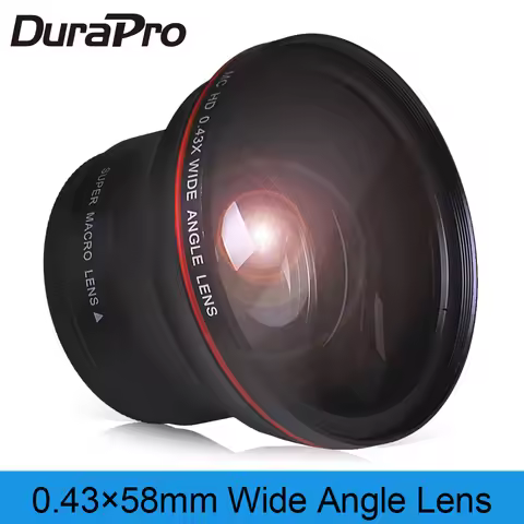 58mm 0.43x Professional HD Wide Angle Lens (w/Macro Portion) for Canon EOS 750D 760D 650D 600D 550D 