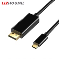 LIZHOUMIL USB C To DisplayPort Cable Adapter High Resolution 4K 60Hz Connector For Desktop Laptop Projector Monitor 1.8M