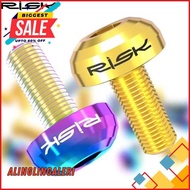 RISK TITANIUM ALLOY SCREW BOTTLE CAGE M5 BIKE BOTTLE HOLDER BOLT FREE SHIPPING