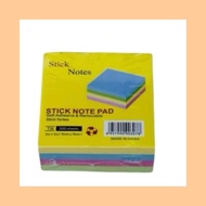 [Ready Stock] TECH99 300 Sheets Colorful Notepad Memo Pad Sticky Notes Multicolor Note Paper T26 T34